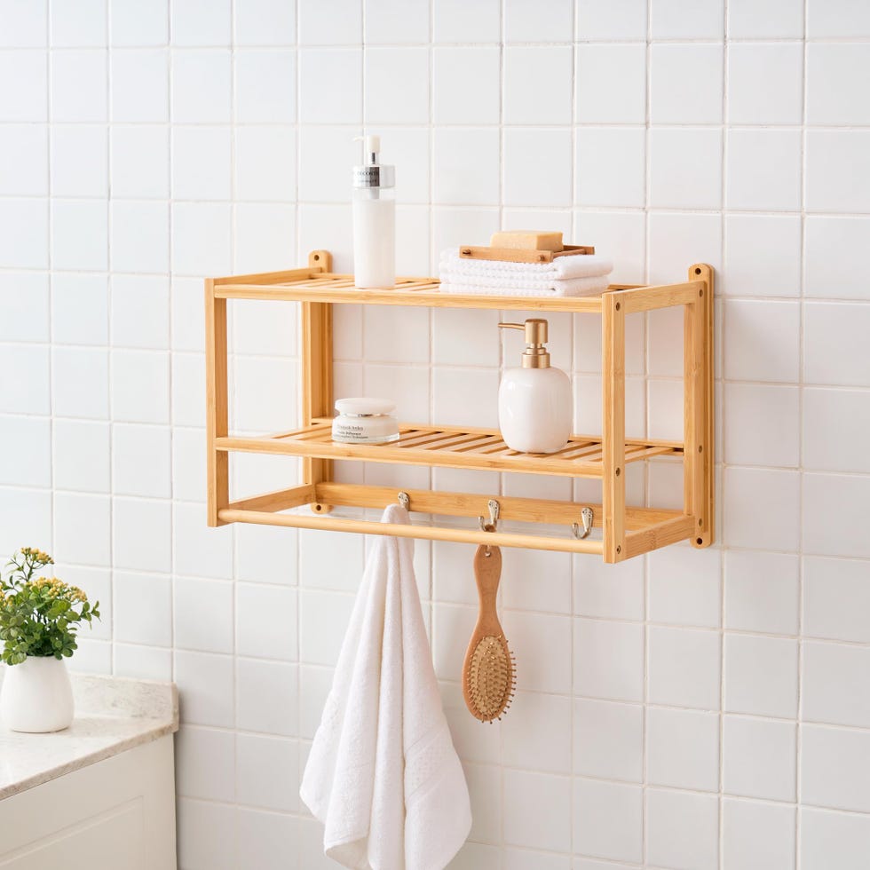 Estantería de baño de pared
