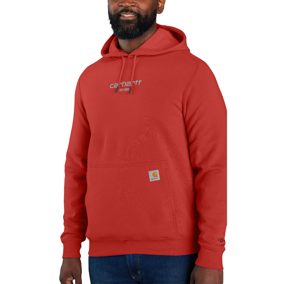 Force Relaxed Fit Lightweight Logo Graphic Hoodie