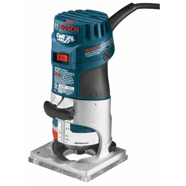 1/4-in. 5.6-Amp 1-HP Variable Speed Fixed Corded Router