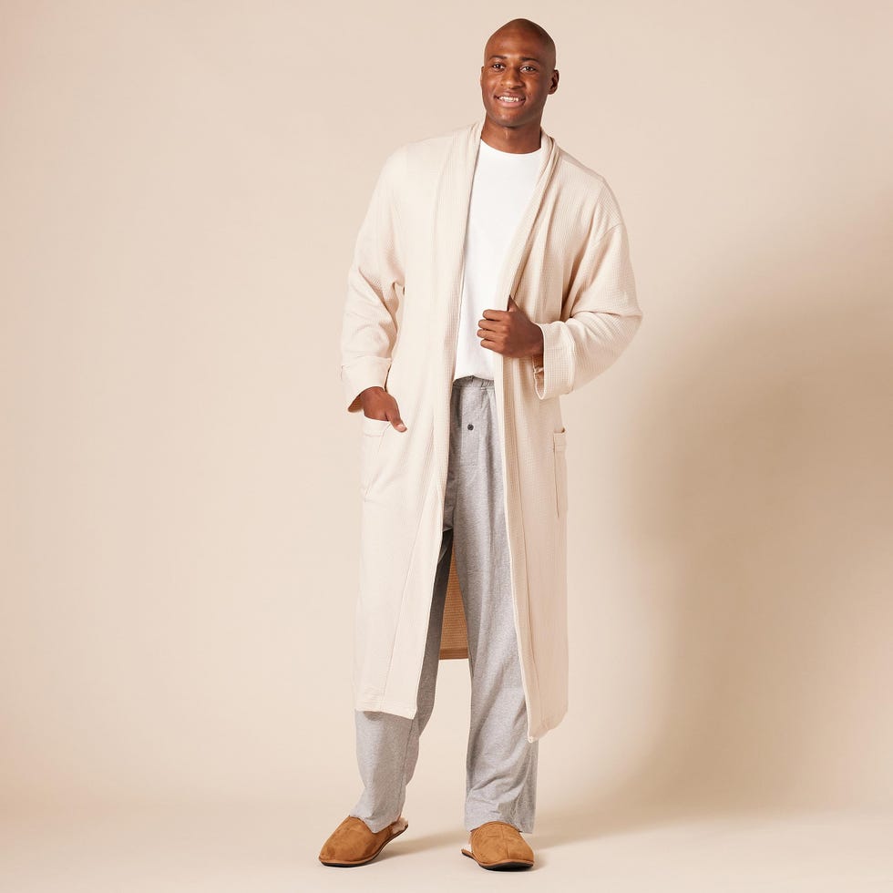 Men's Lightweight Waffle Robe