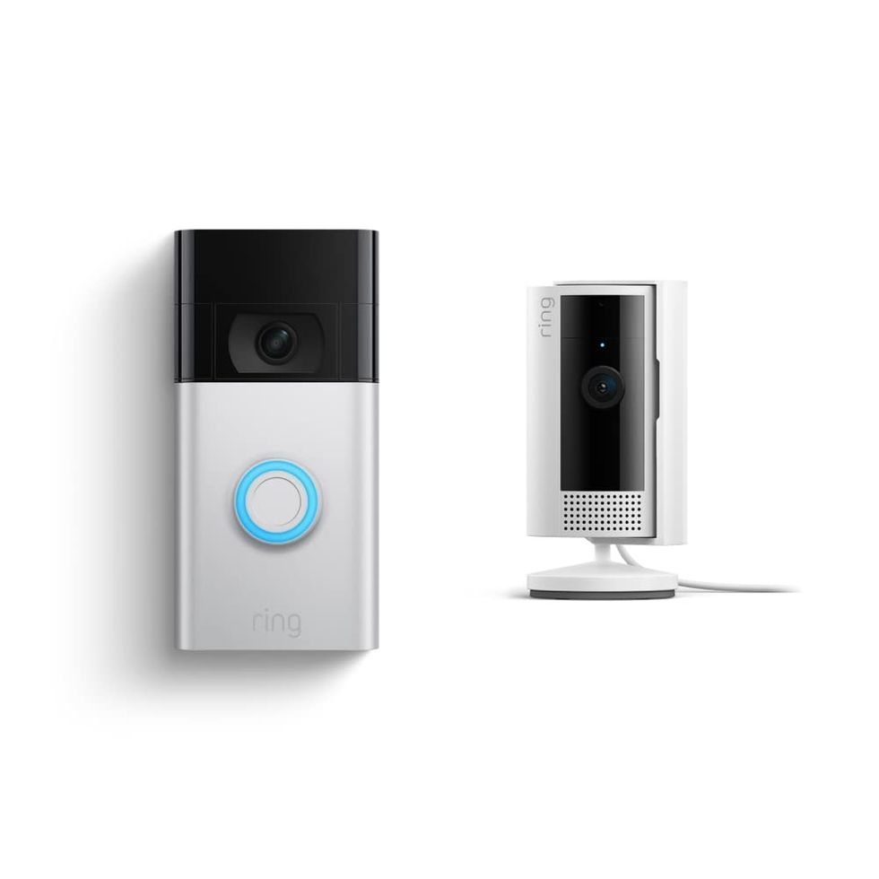 Video Doorbell and Ring Indoor Cam
