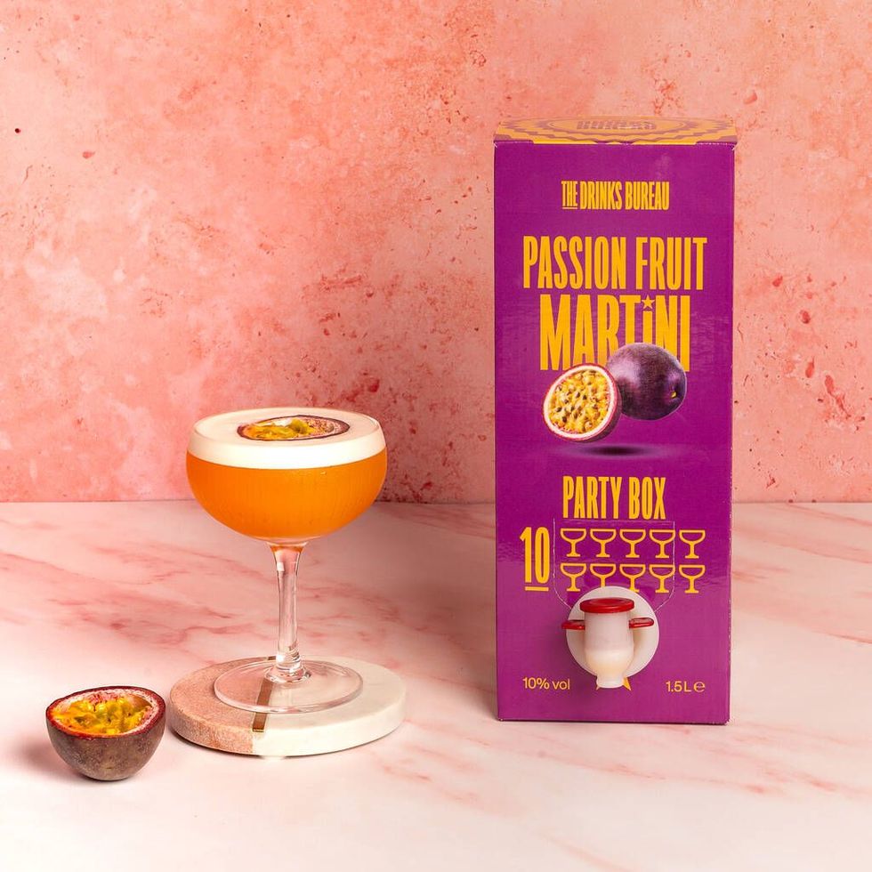 The Drinks Bureau Passionfruit Martini Party Box 
