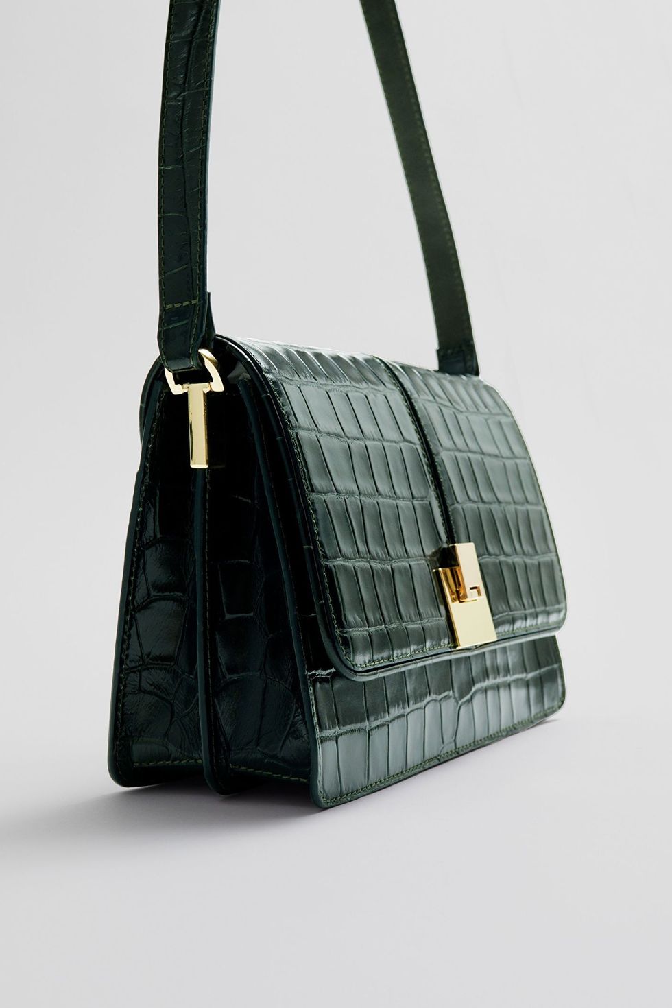 Croco Leather Bag