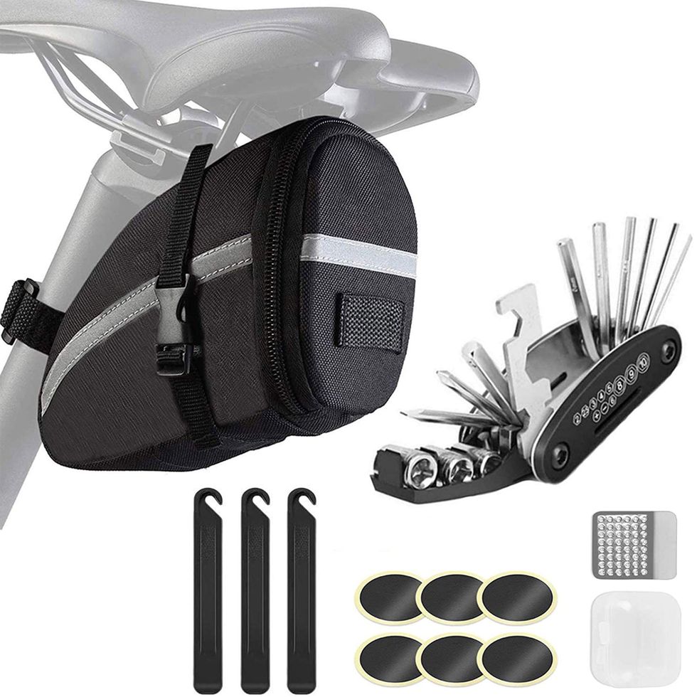 Bike Saddle Bag with Repair Tool Kits