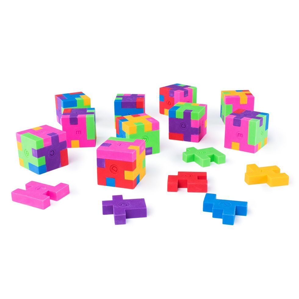 Colorful Puzzle Erasers 