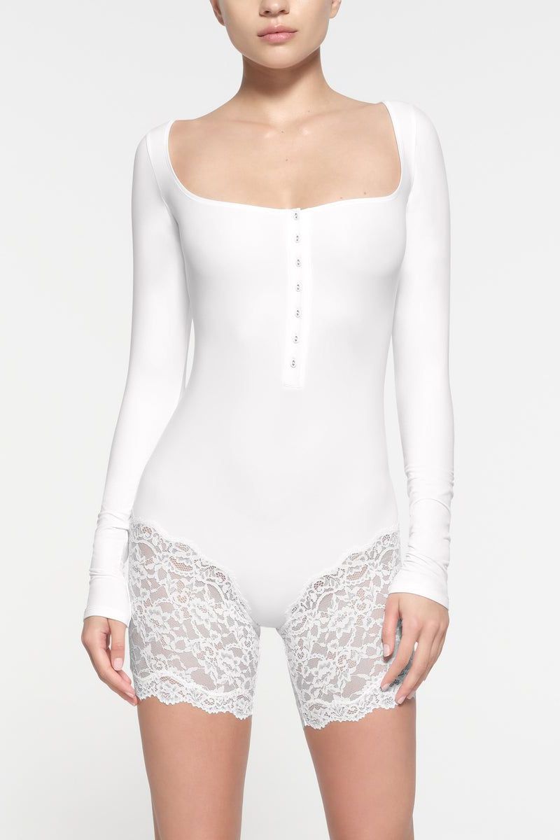 Skims Sculpting Low Back Bodysuit  Skims Just Debuted a Shapewear