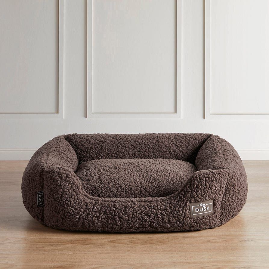 Teddy Basket Dog Bed, Chocolate