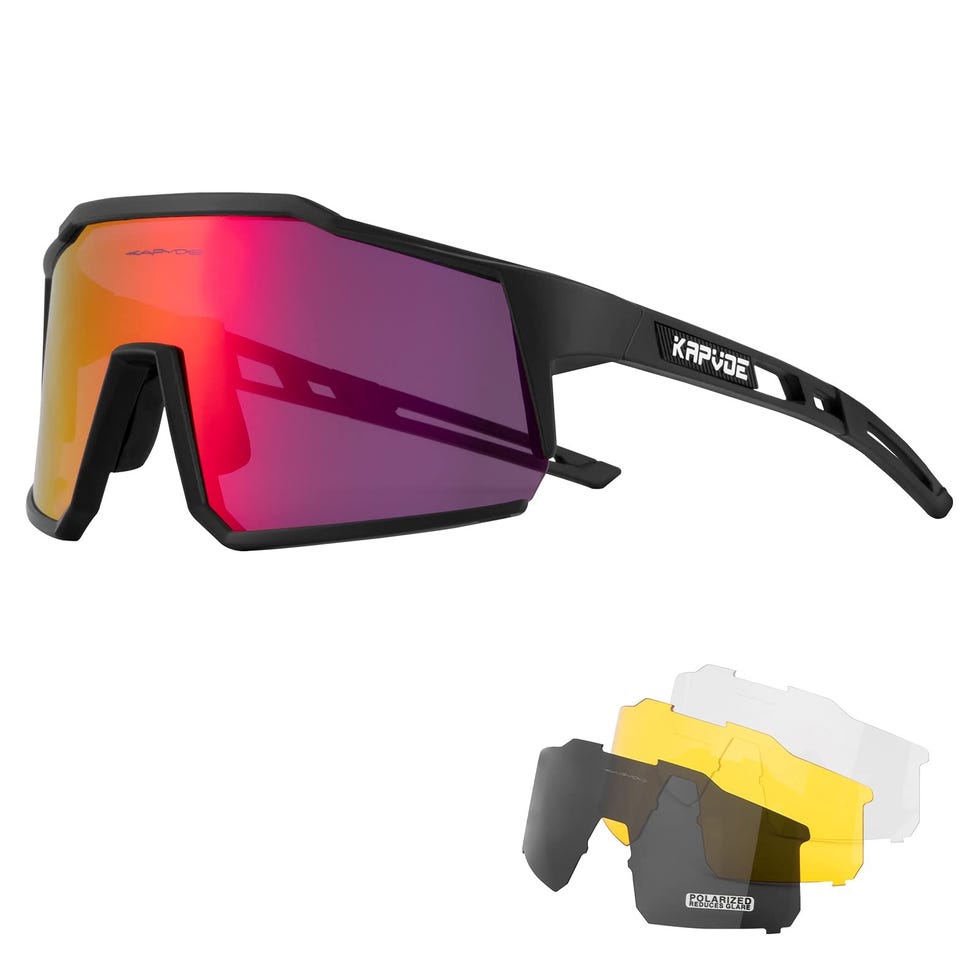 Gafas de Ciclismo Polarizadas con 4 Lentes Intercambiables 