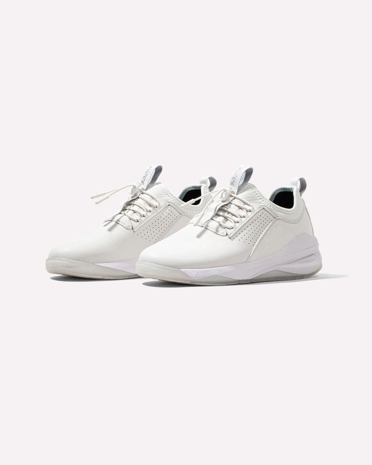 a pair of white clove classic shoe on a white set, good housekeeping's best shoes for nurses