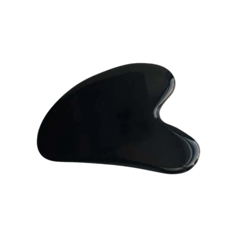 Gua Sha Facial Lifting Tool Black Obsidian