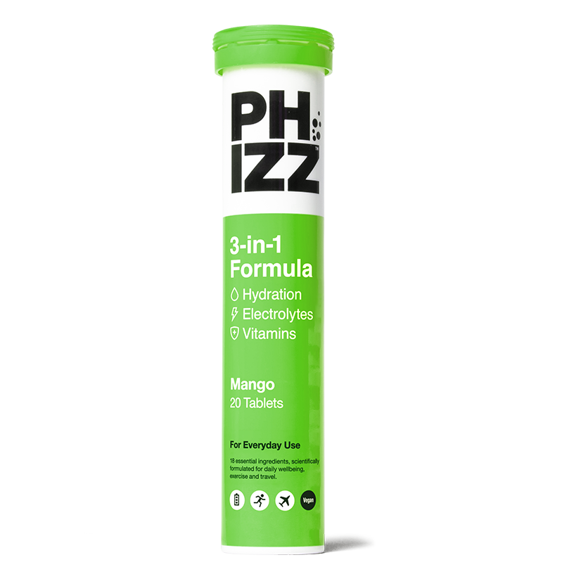 Phizz 3-in-1 Hydration Electrolytes & Vitamins Tablets 