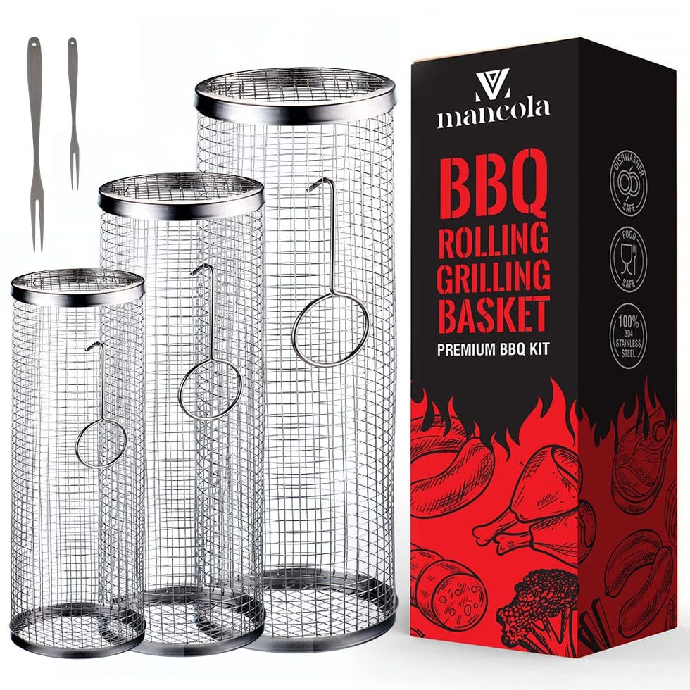BBQ Net Tube-Rolling Grilling Basket