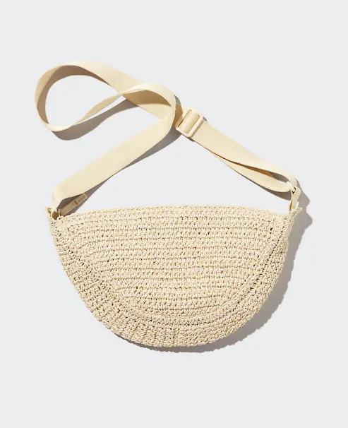 Uniqlo croissant bag crochet-uitvoering