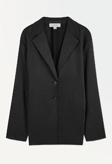 COS waisted linnen blazer