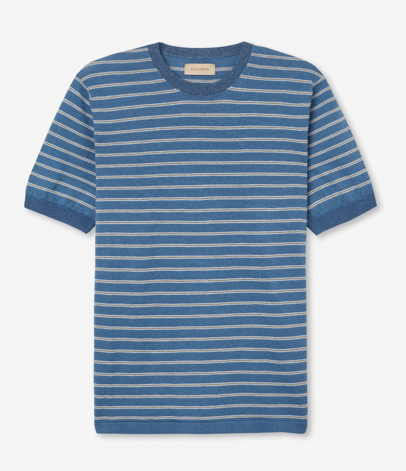Striped T-Shirt with Short Sleeves