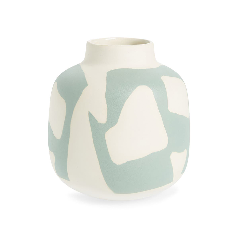 Abstract Small Stoneware Vase