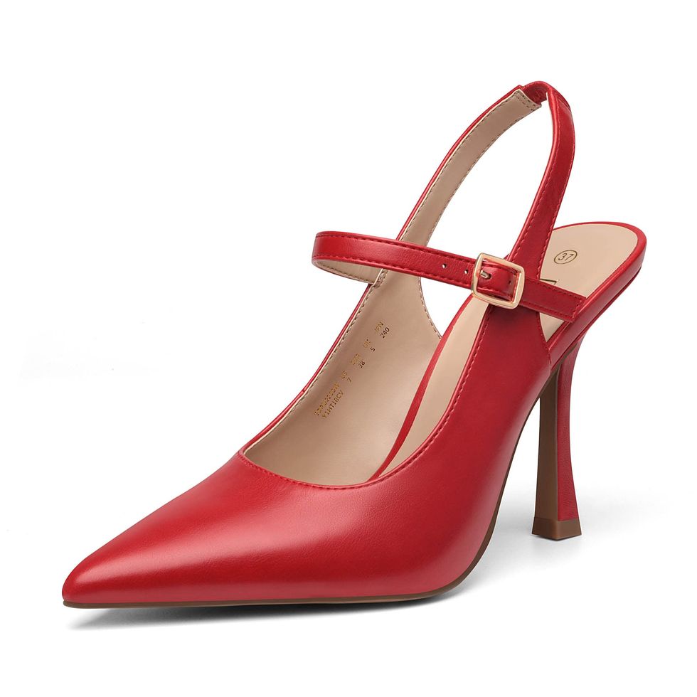 Zapatos de tacón rojos