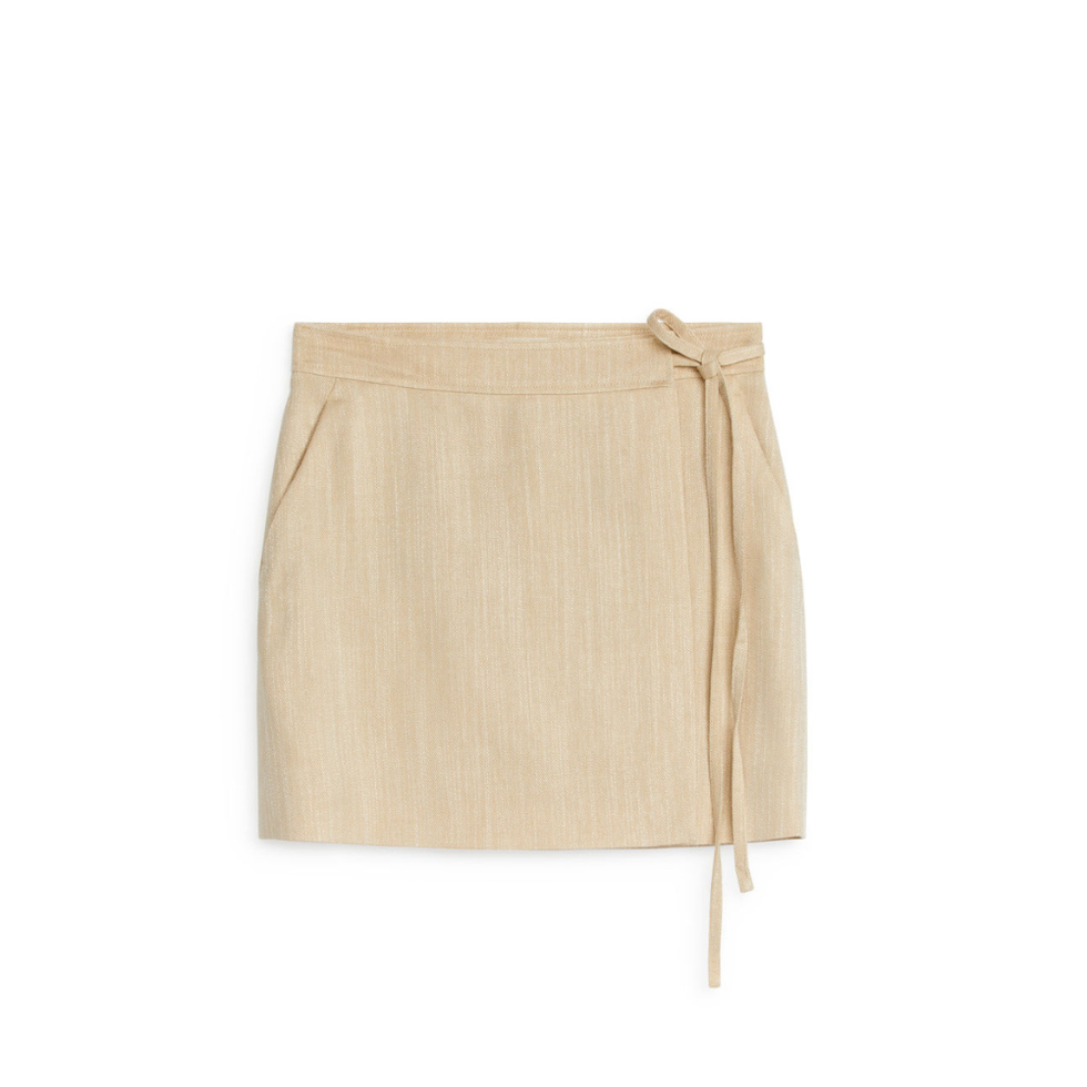 Arket Mini wrap skirt