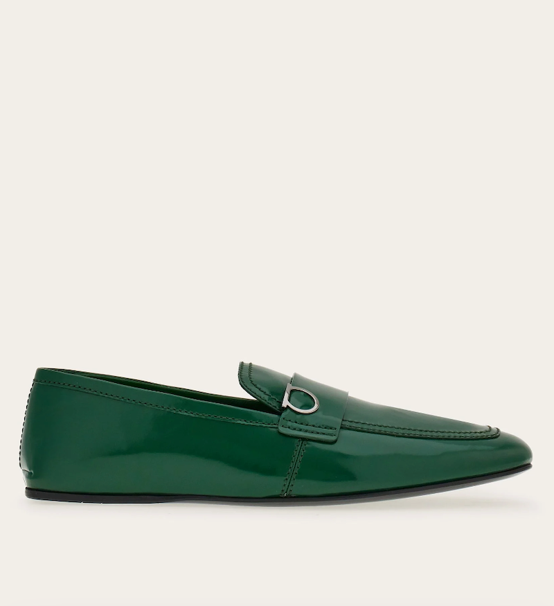 Loafer with Gancini Ornament