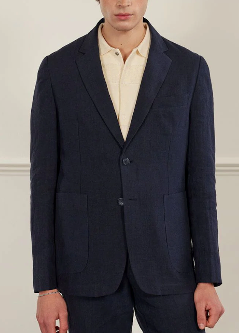 Tailored Linen Blazer
