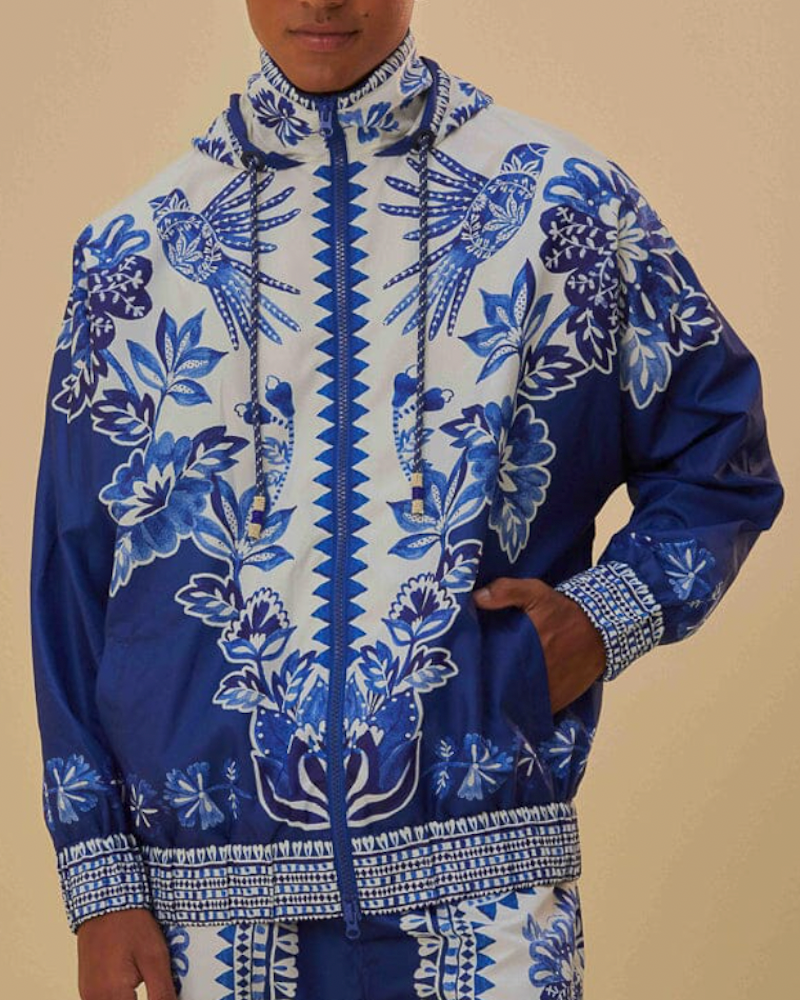 Flora Tapestry Windbreaker