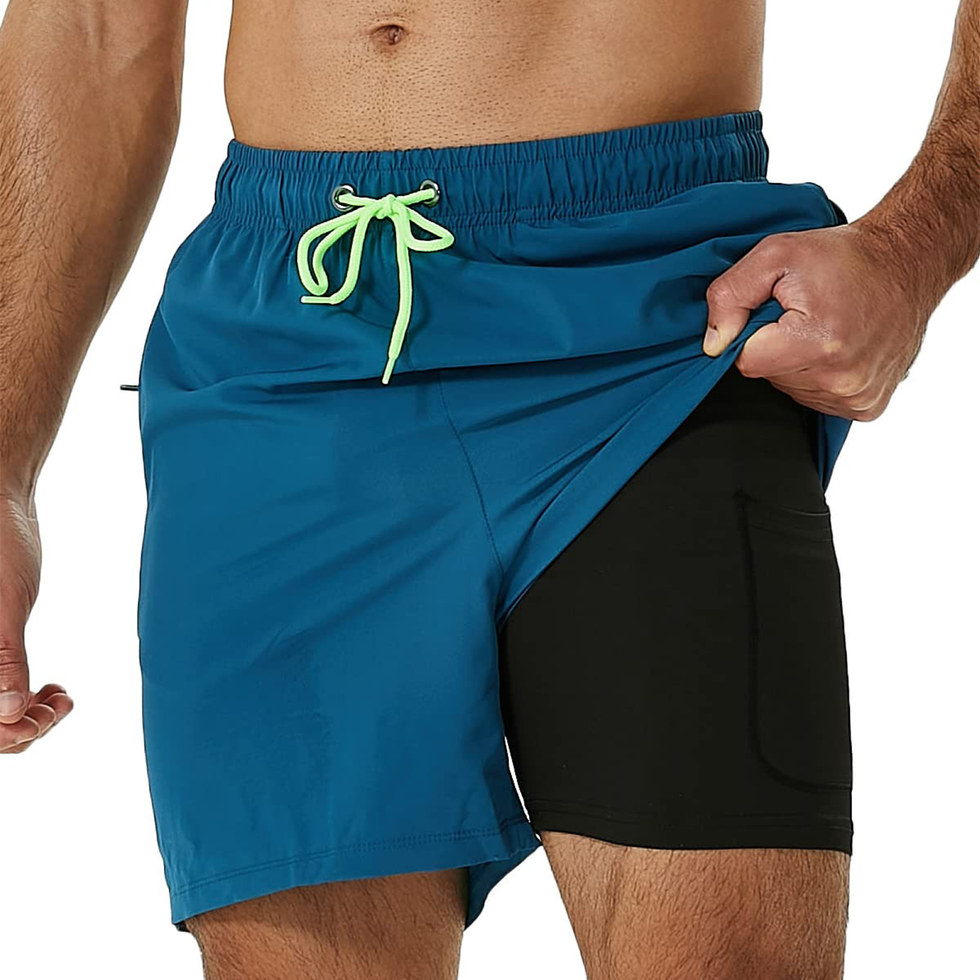 Swimming Trunks with Compression Liner