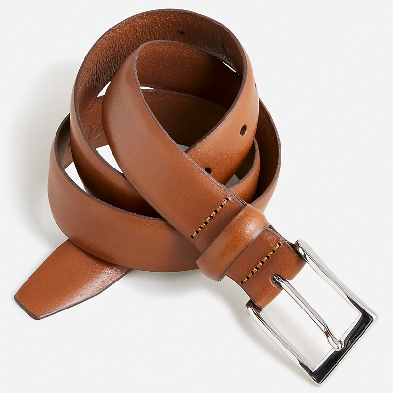 Italian Leather Dress Belt