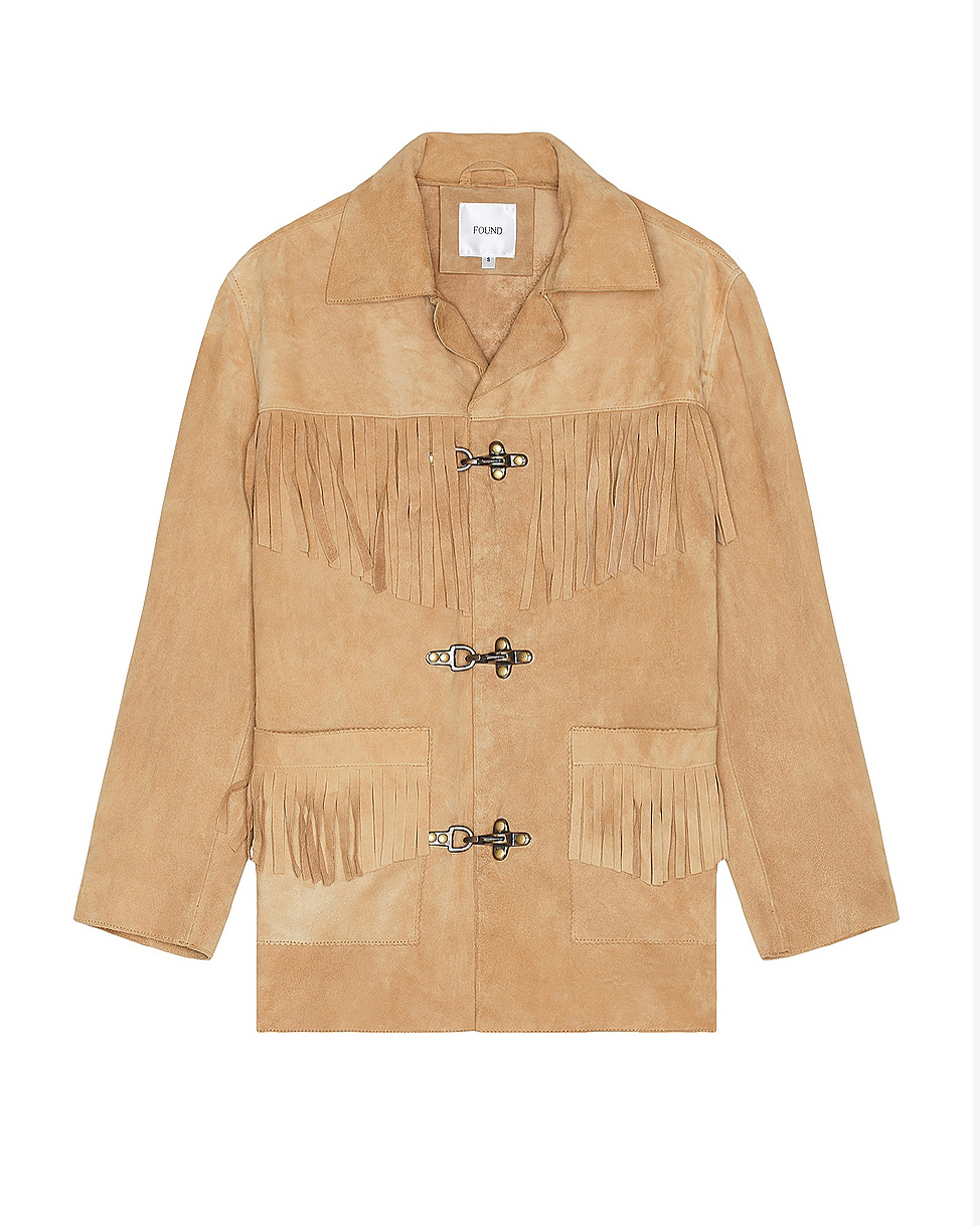 Suede Fringe Jacket