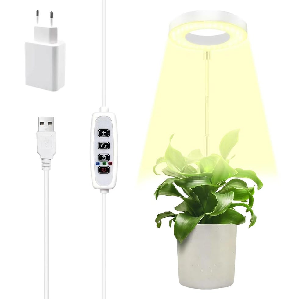 Lámpara para plantas con temporizador