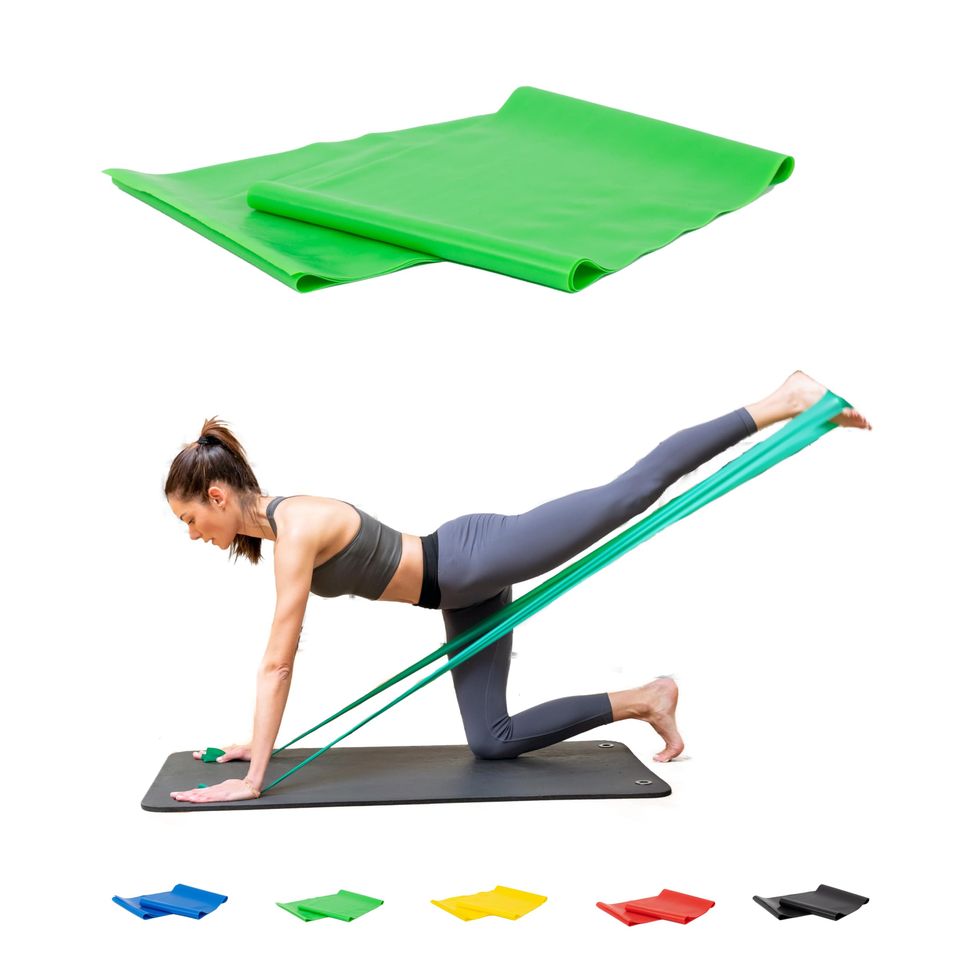 Bandas elasticas musculacion para Fitness, Yoga, Pilates, Fisioterapia y Rehabilitacion. Gomas elasticas musculacion con Diferentes Resistencia. Bandas elasticas Marca C+I.(Verde)