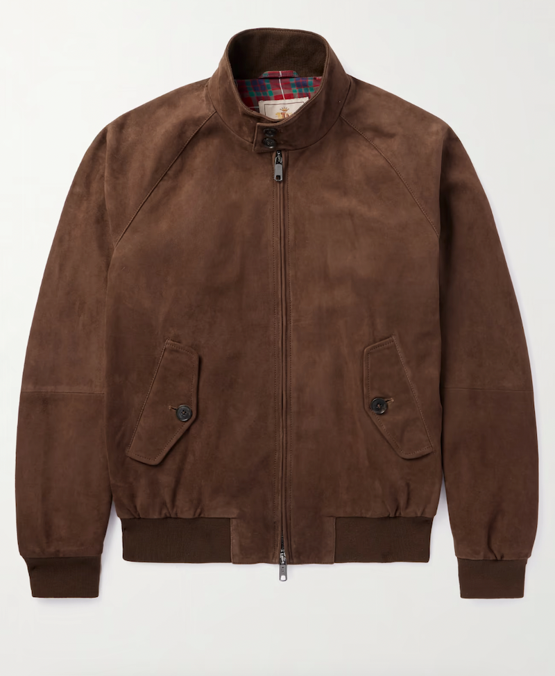 G9 Suede Harrington Jacket