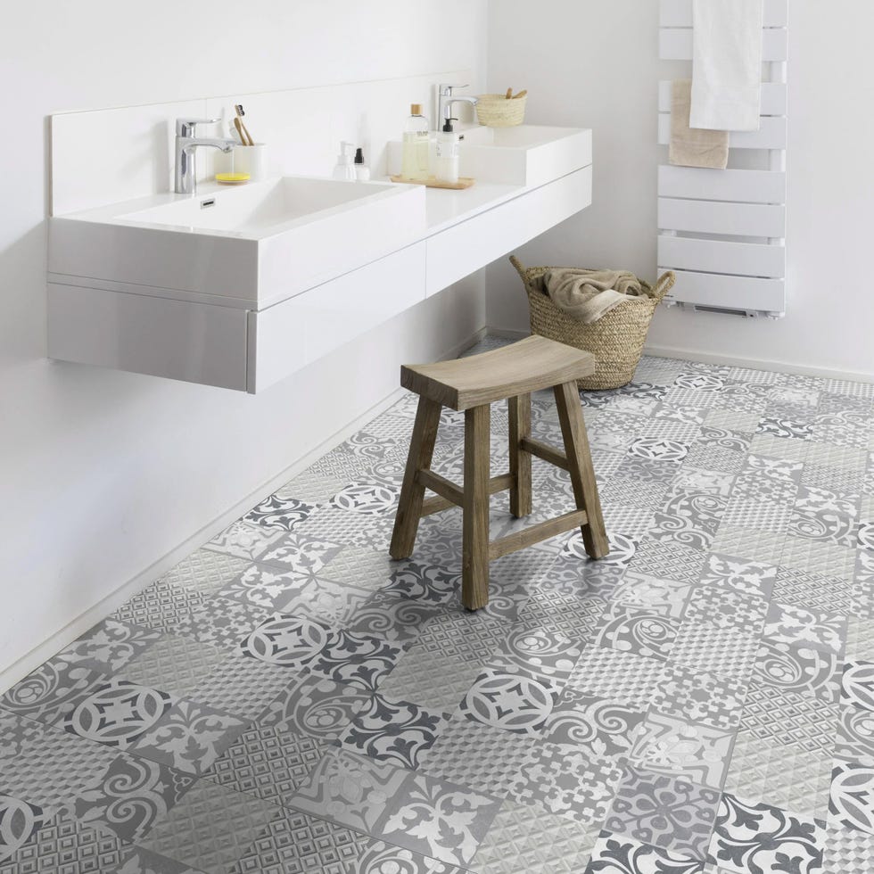 Suelo vinílico LVT adhesivo Provence Grey