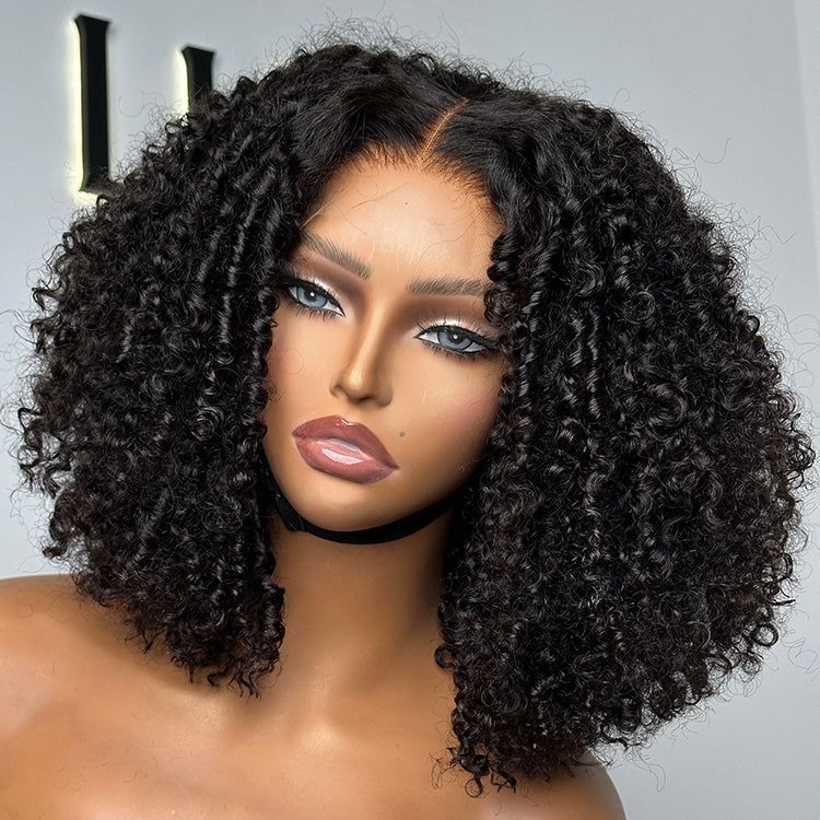 Gorgeous Natural Coily Curl Glueless HD 5x5 Wig
