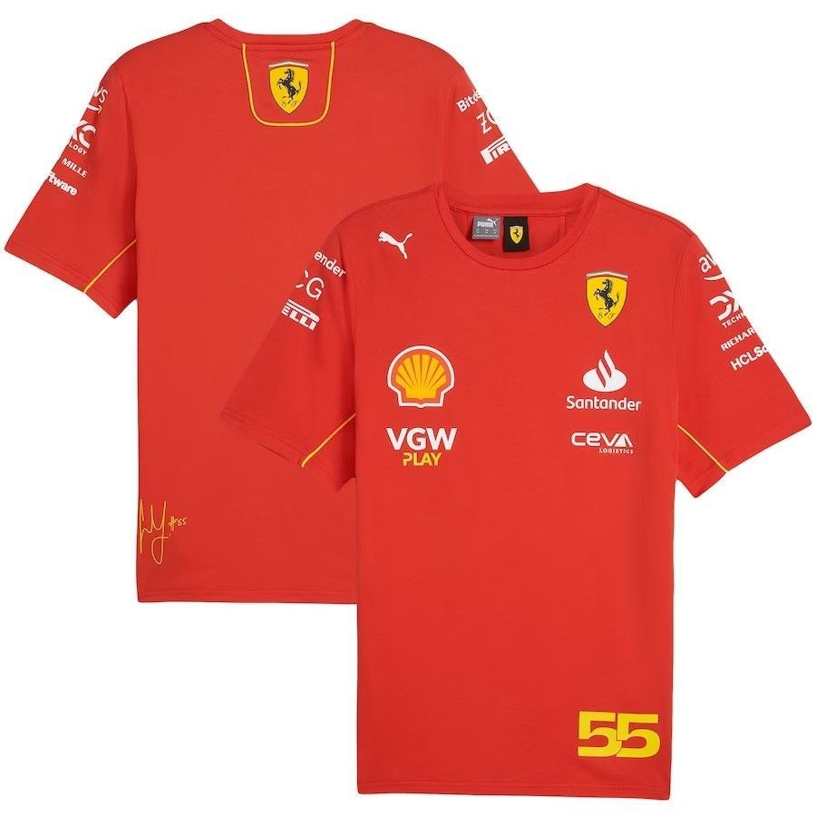Camiseta oficial Ferrari - Carlos Sainz 2024