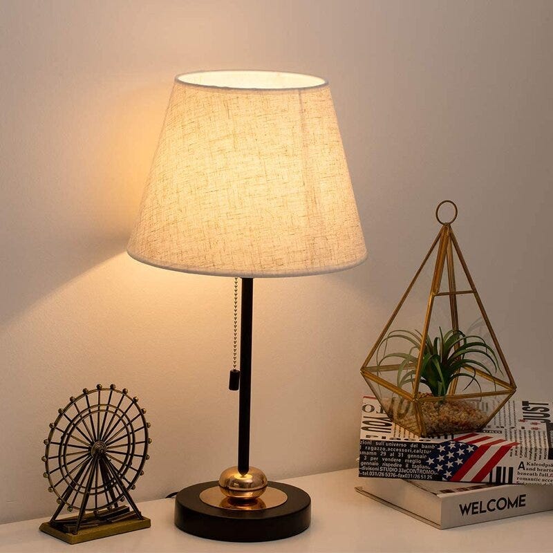 Black Table Lamp (Set of 2)