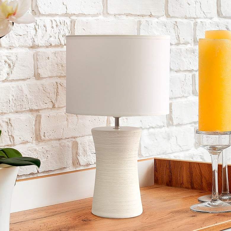 Hourglass Ceramic Table Lamp