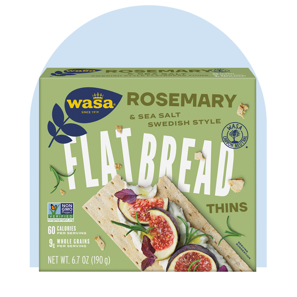 Rosemary and Sea Salt Swedish Style Flatbread Thins (10 Pack)