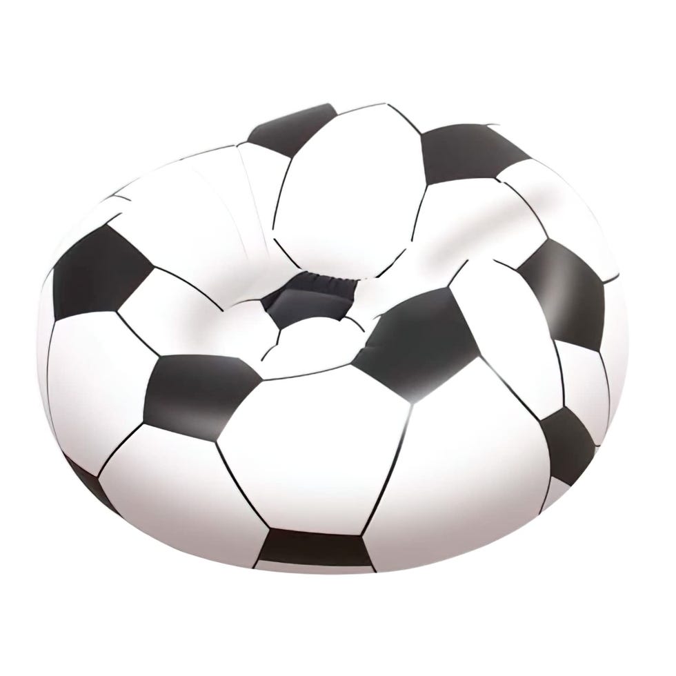 Puff Hinchable Balón Fútbol