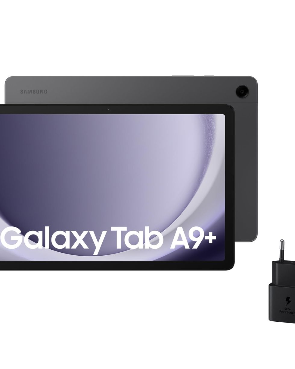 Galaxy Tab A9+, 128 GB Almacenamiento, WiFi, Pantalla 11”, Sonido 3D, Gris (Versión Española)