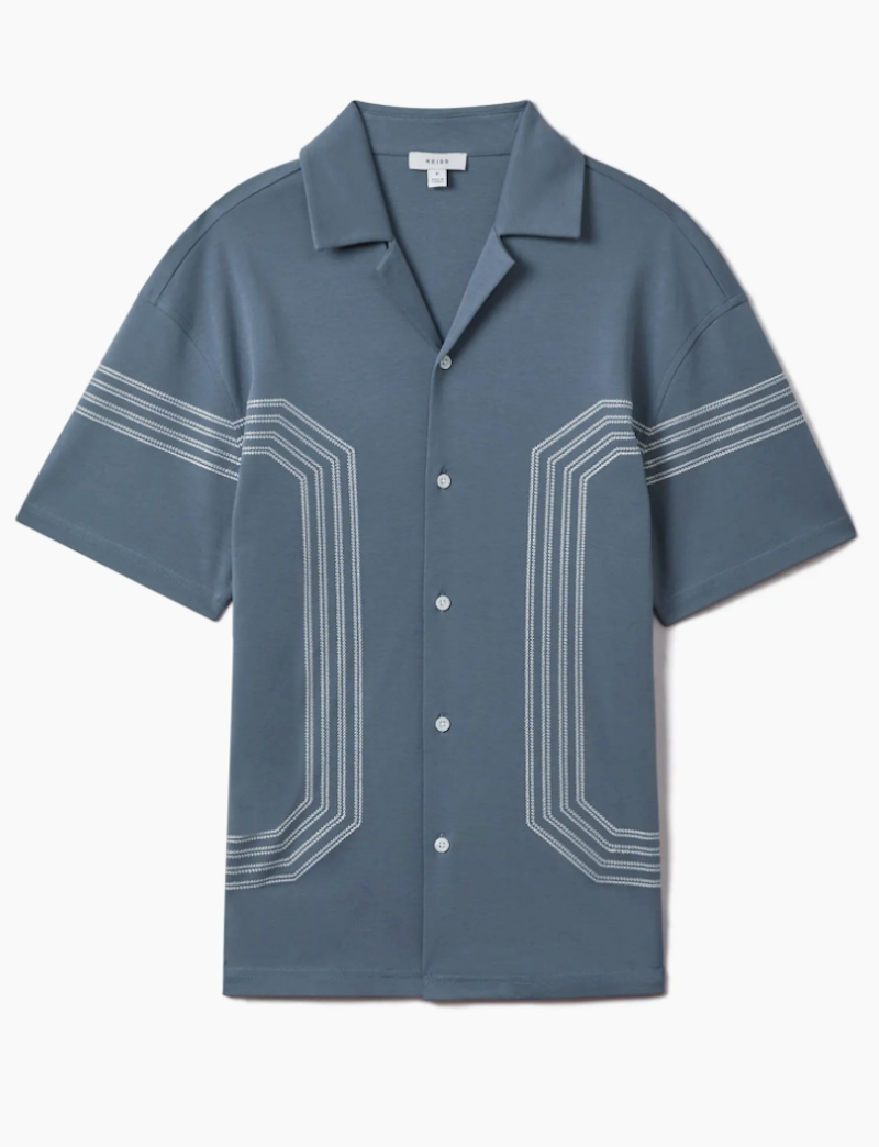 Arlington Embroidered Camp Shirt