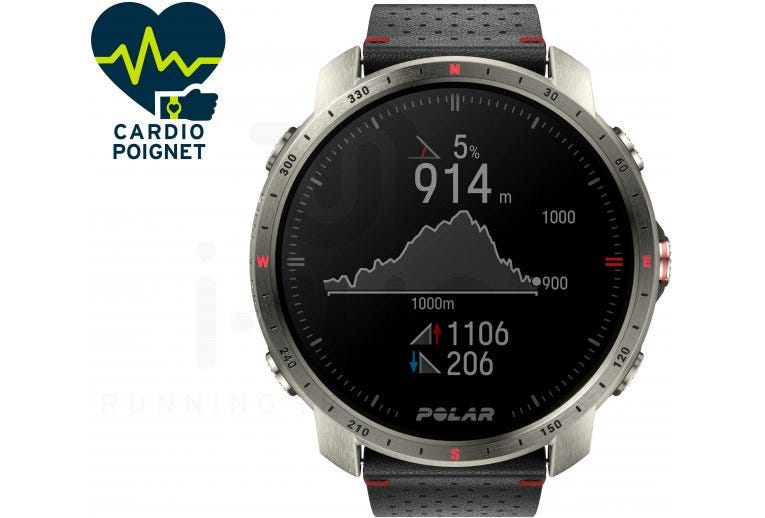 Polar Grit X Pro Titanio Zafiro