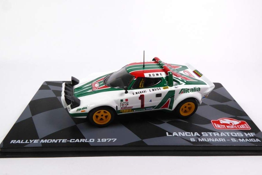 Lancia Stratos HF 1977 (Ganador del Rallye de Monte Carlo 1977) escala 1/43 