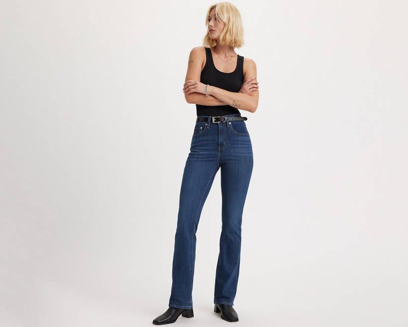 Ladies levi high waisted jeans best sale