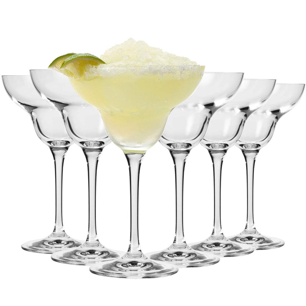 6 copas para preparar 'margaritas'