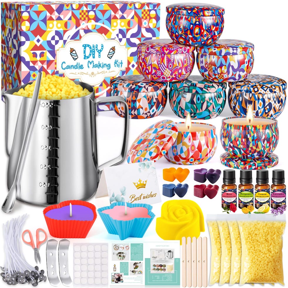 Set para hacer velas aromáticas DIY