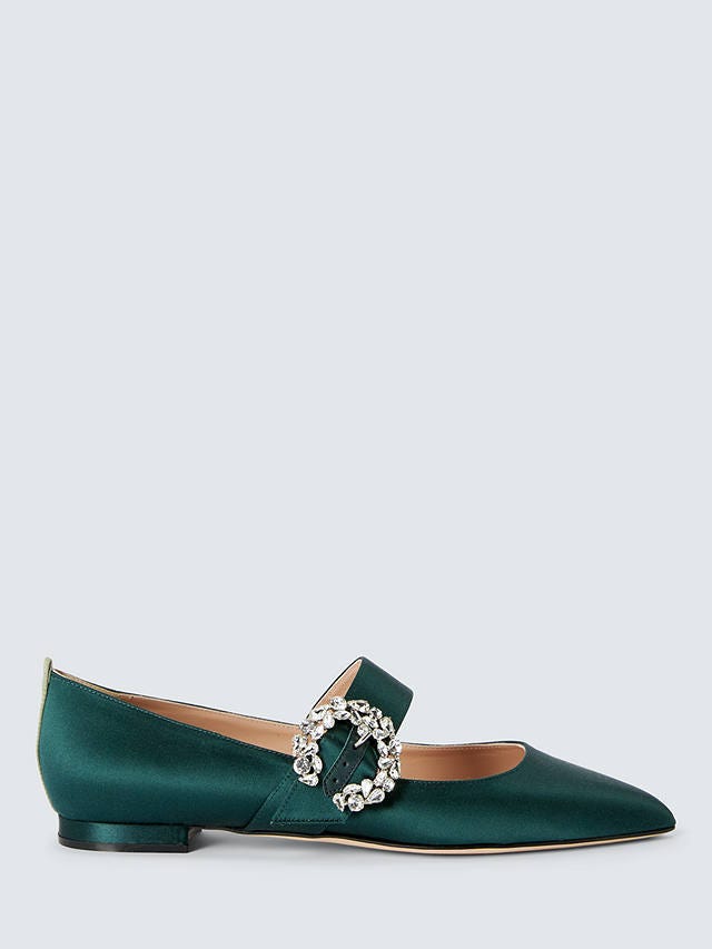 SJP by Sarah Jessica Parker Satin Pointed Mary Jane Flats