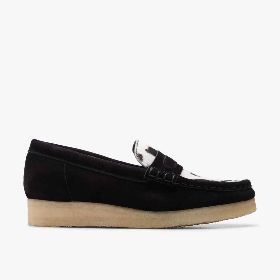 Wallabee Loafer Cow Print