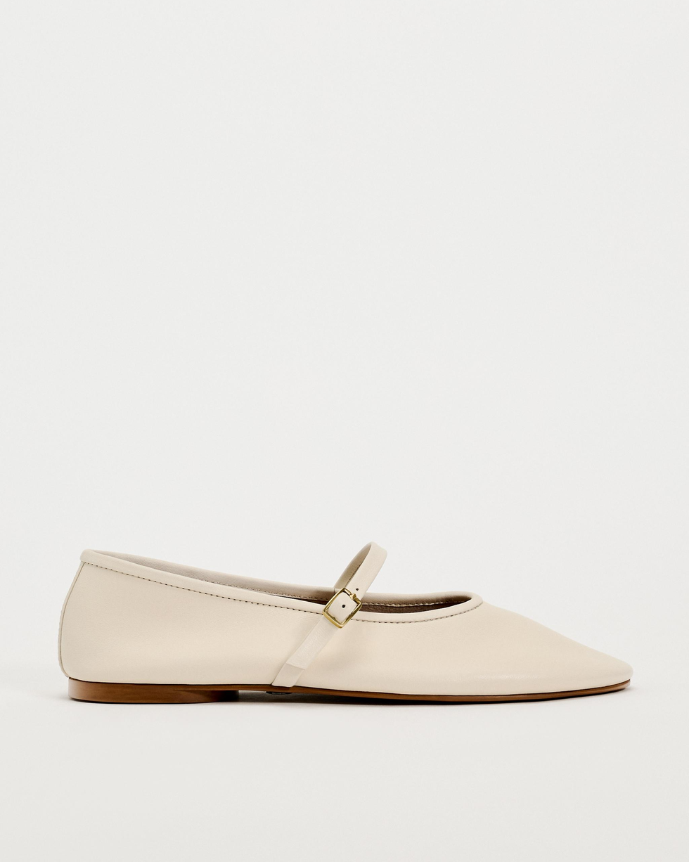 Leather Ballet Flats 