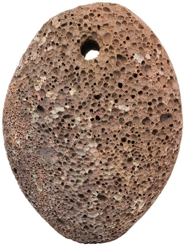 Natural pietra pomice vulcanica ovale per i talloni