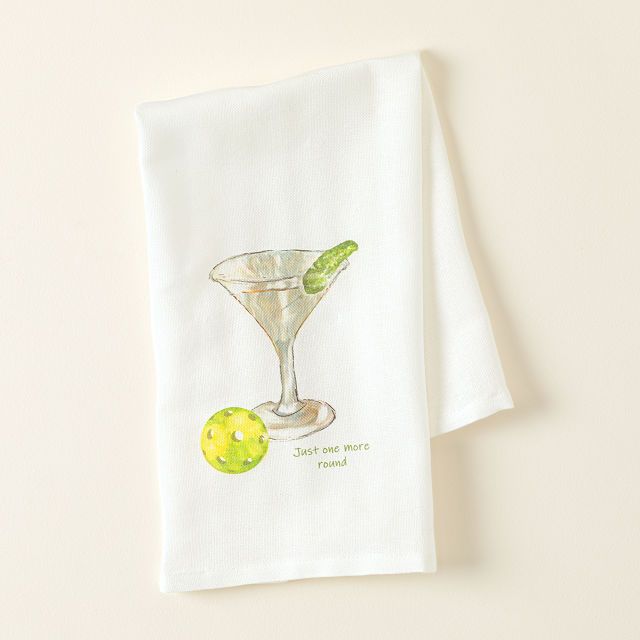 Another Round Pickleball Tea Towel